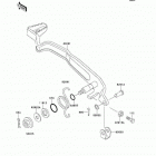 Mojave 250 (KSF250-A14) Педаль тормоза