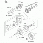 Bayou 300 (KLF300-B14) Коленвал