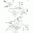 Lakota 300 (KEF300-A6) Наклейки предупреждения