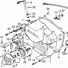 XL350R Крышка картера правая