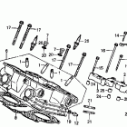 VF500F Rear cylinder head i