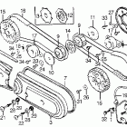 GL1200 Front cover @ timing belt timing belt