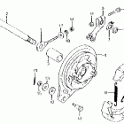 XL100S Задний тормоз