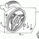 VF700S Заднее колесо