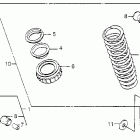 CB650SC Rear shock absorber 85