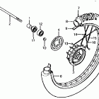 XL100S Front wheel 83-85