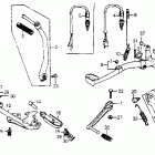 XL80S Brake pedal @ gearshift pedal @ side stand