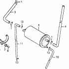 CB125S Адсорбер, системы улавливания паров топлива
