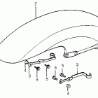 CB650SC Переднее крыло