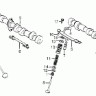CB650SC Распредвал и клапана