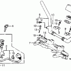 VF1100S Руль и панель переднего номера