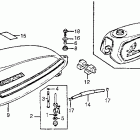 CB125S Fuel tank @ fuel valve