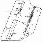 Z50R Передние аммортизаторы