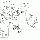 GL1200 1200 / a / i handlebar @ key set 84-85