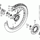 XL350R Переднее колесо