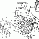 VF1100S Передняя головка цилиндров