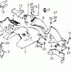 GL1200A 120i / a / l rear fender 84-85