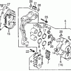 VF1100S Передний тормозной суппорт