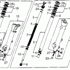 VT700C Передняя вилка