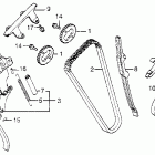 CB650SC Цепь ГРМ и натяжитель
