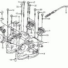 XR350R Крышка головки цилиндров