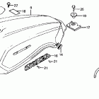 VF700S Fuel tank @ fuel valve