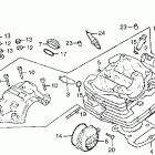 CB125S Головка цилиндра