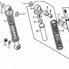 Z50R Задний амортизатор