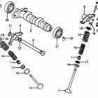XR350R Распредвал и клапана