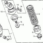 VT700C Задний амортизатор