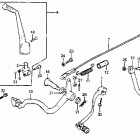 XR350R Педаль кик стартер