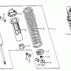 XL125S Задний амортизатор