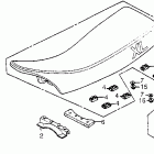 XL350R Сидение