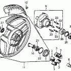 VF700F Заднее колесо