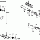 XL350R Подножки