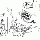VF700F Руль и панель переднего номера
