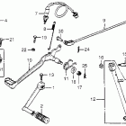 XL125S Педаль кик стартер