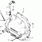 XL125S Крышка картера правая