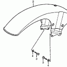 CB125S Переднее крыло