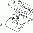 VF500C Адсорбер, системы улавливания паров топлива