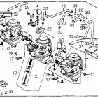 CB650SC Carburetor assy.  @ carburetor link
