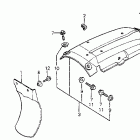 XR350R Заднее крыло