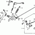 CB650SC Gearshift pedal @ brake pedal