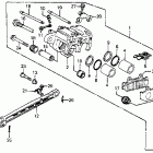 VF700F Задний суппорт тормозной