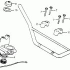XL125S Руль и панель переднего номера
