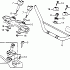 XL350R Руль и панель переднего номера