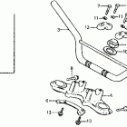 XL100S Handlebar @ top bridge 82-85