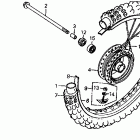 CR60R Переднее колесо