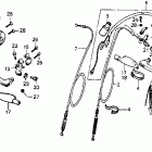 XR200 Control levers @ switches  @ cables