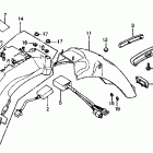 VF700C Rear fender @ sprak unit 84